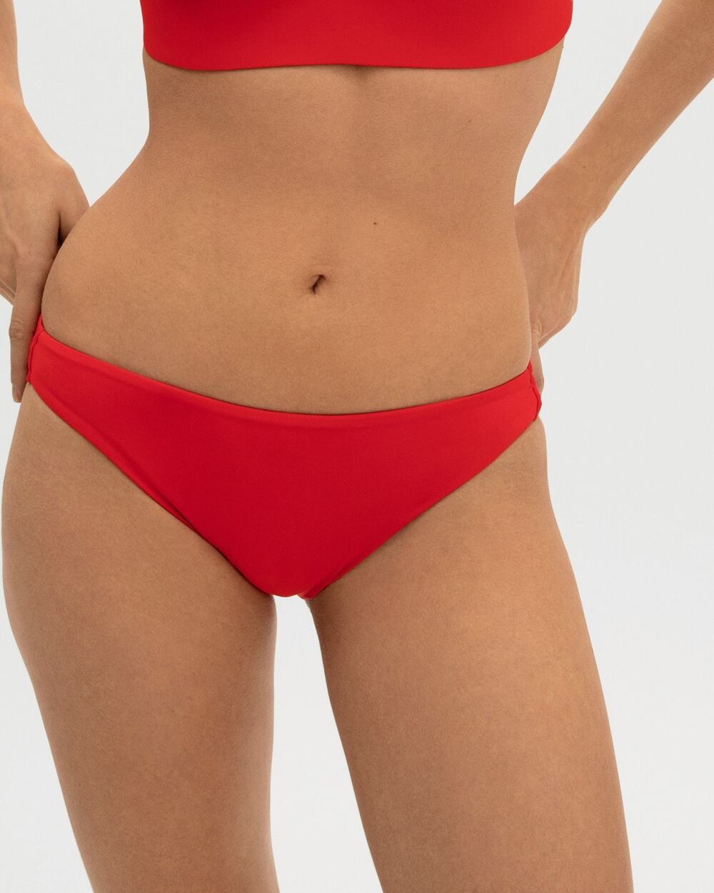 Everlane The Bikini Bottom in Bright Red M NWT